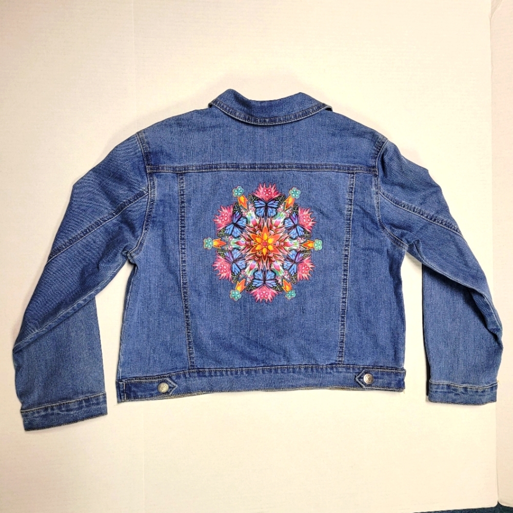 Disney Encanto Jean Jacket Girls size Large